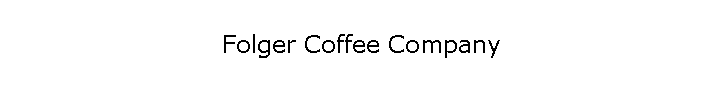 Folger Coffee Company