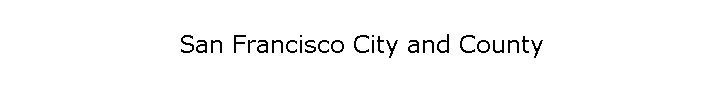 San Francisco City and County