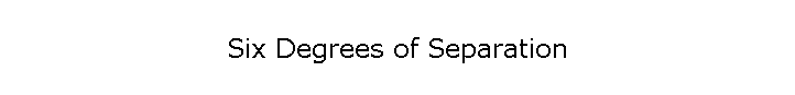 Six Degrees of Separation